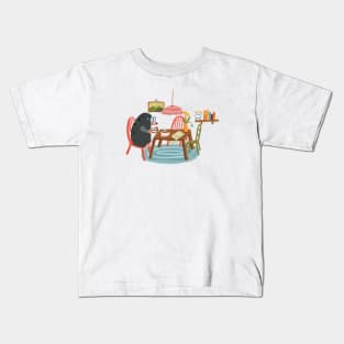 Mole's Coffee Break Kids T-Shirt